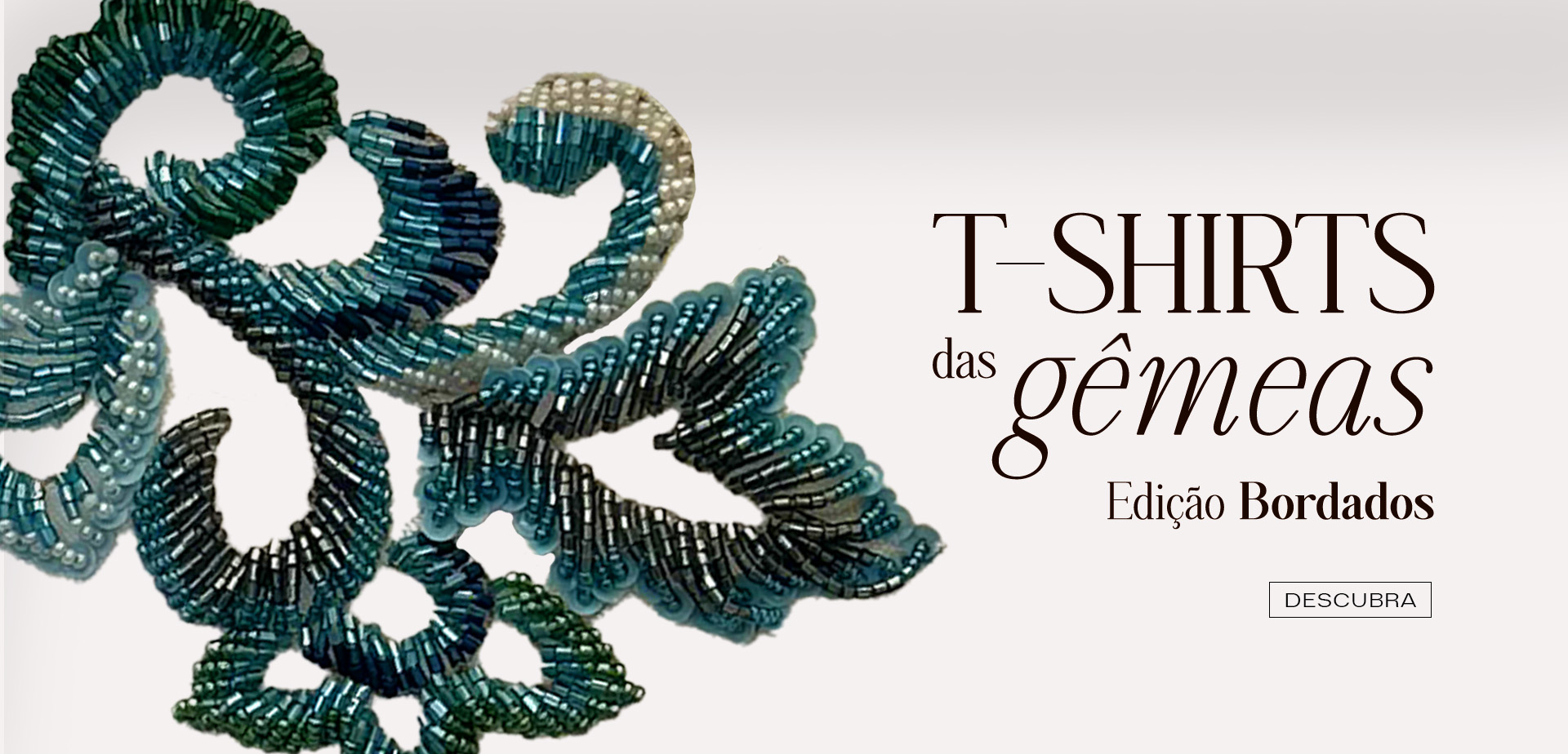 T-Shirt das Gêmeas Bordados - Desktop