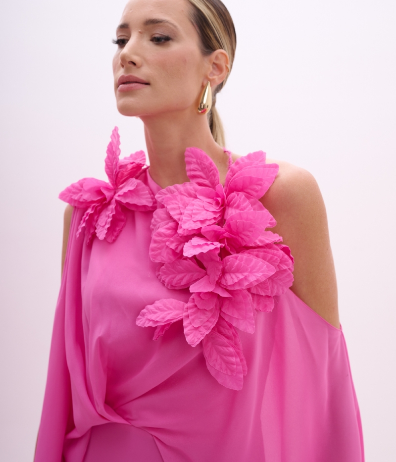 Vestido de festa fluido