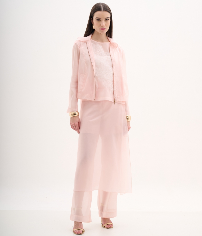 Blusa flor de cravo