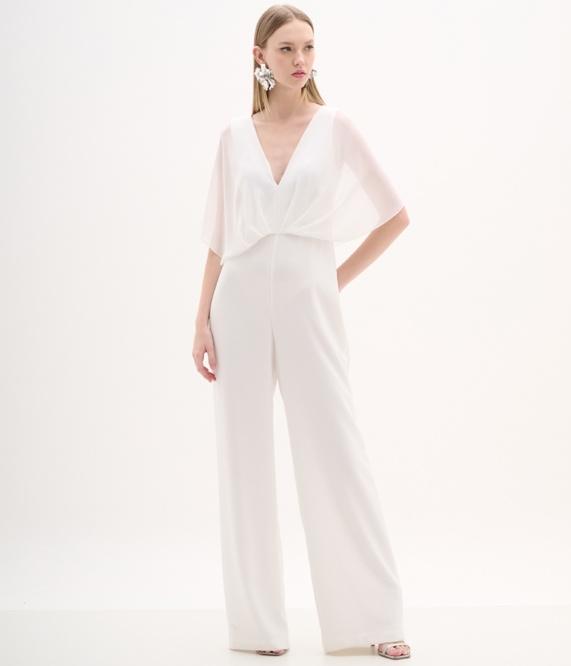 Macacão lótus fluido