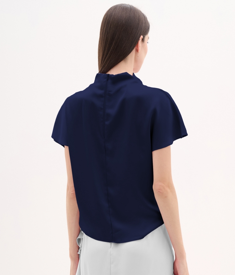 BLUSA CAROL AZUL MARINHO