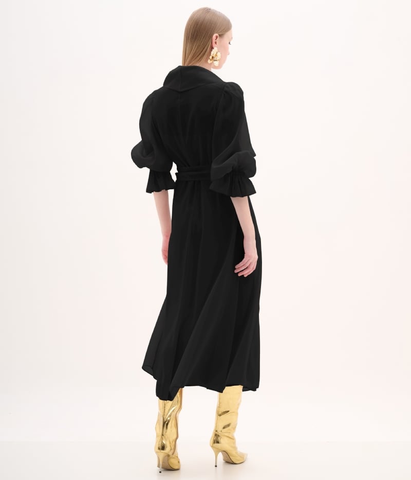 Vestido organza amarração