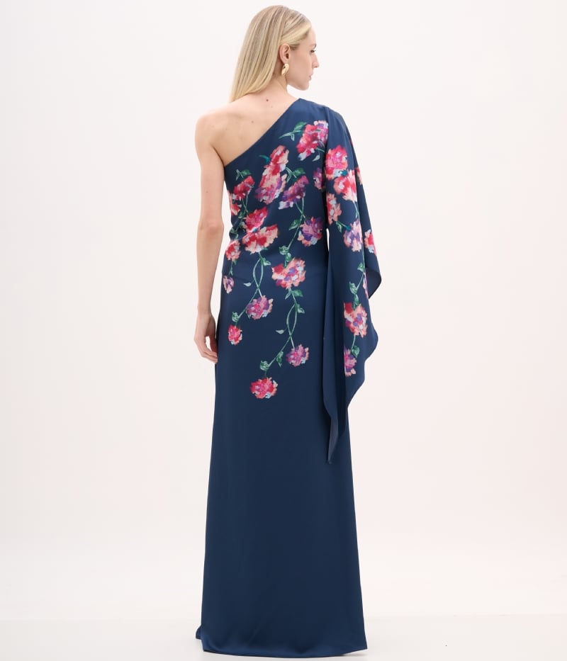 Vestido de festa manga única