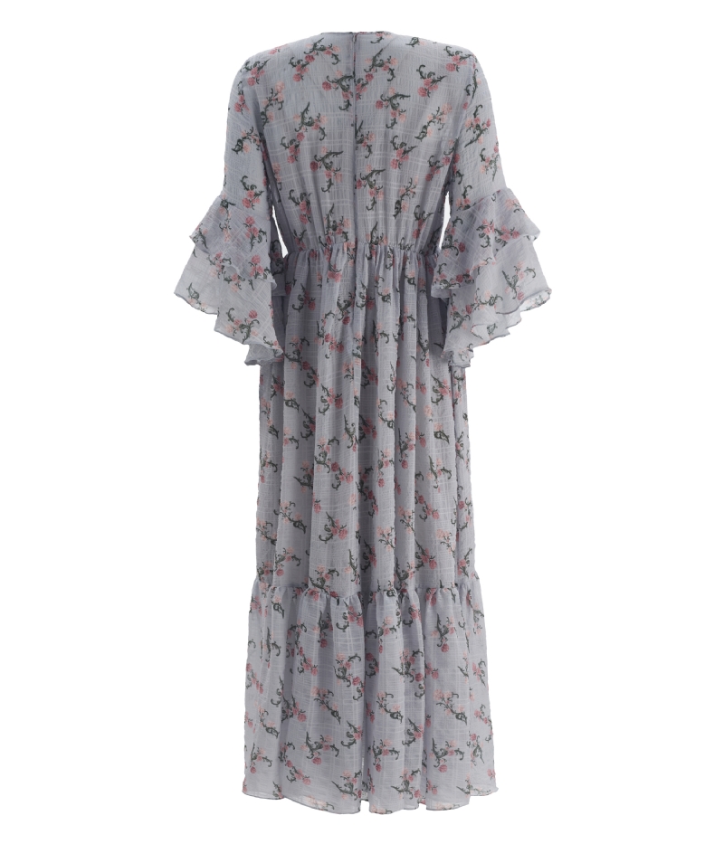 Vestido longo floral