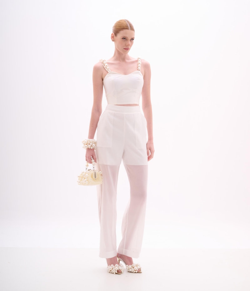 calça organza