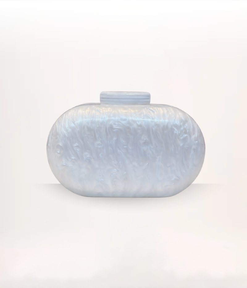 BOLSA CLUTCH MADREPÉROLA BRANCA