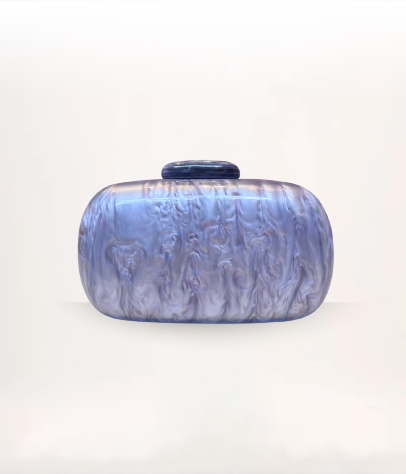 BOLSA CLUTCH MADREPÉROLA LILÁS