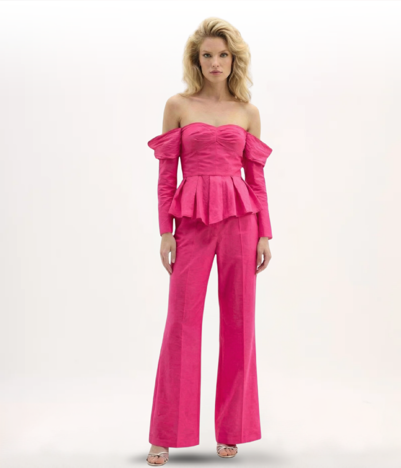 BLUSA EM SHANTUNG PINK