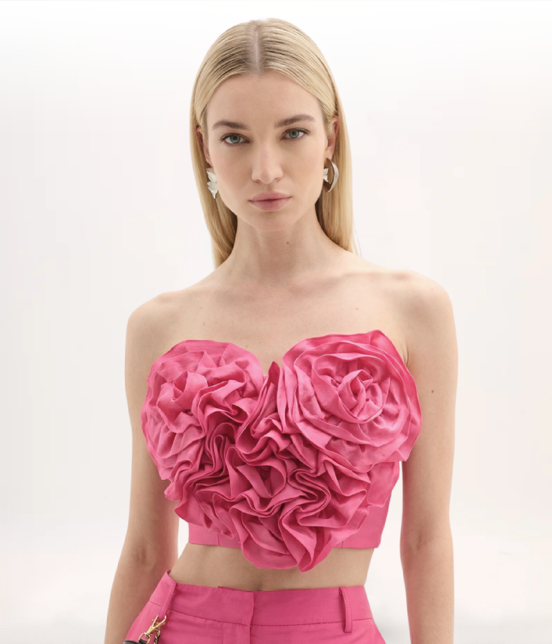 CROPPED CORAÇÃO PINK