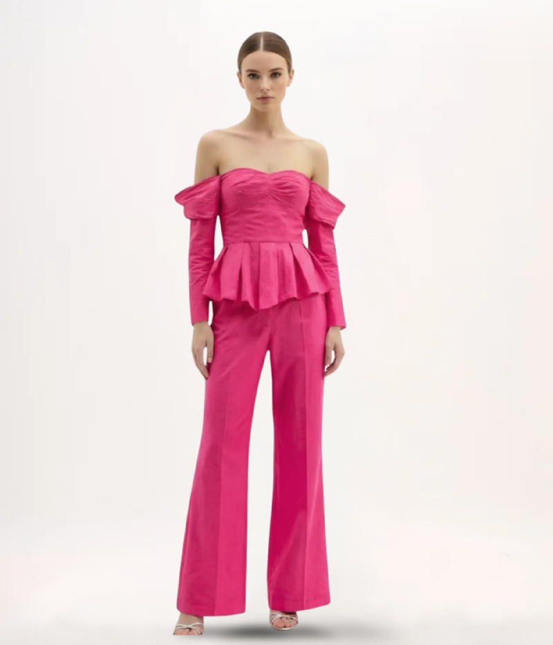 BLUSA EM SHANTUNG PINK