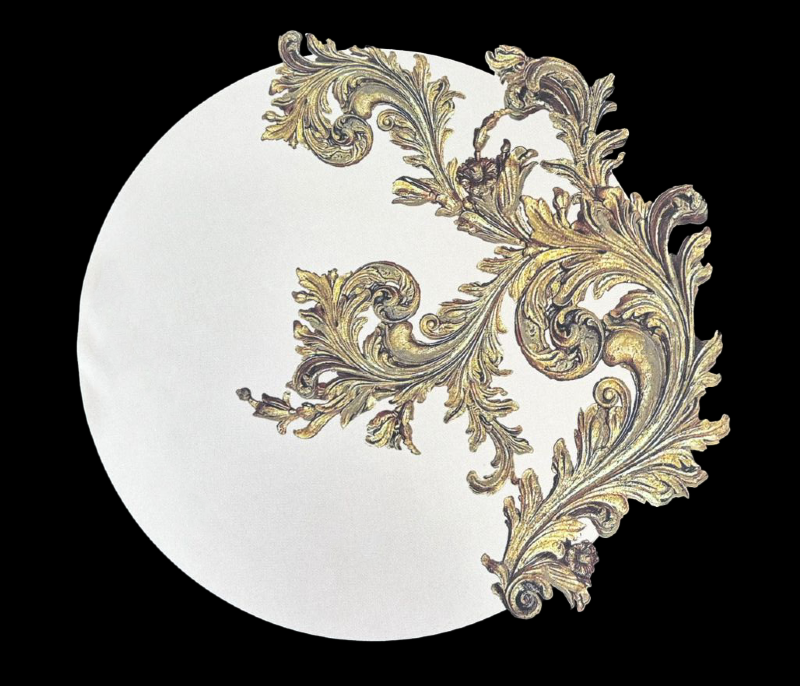 CONJUNTO MOLDURA AURUM REDONDO