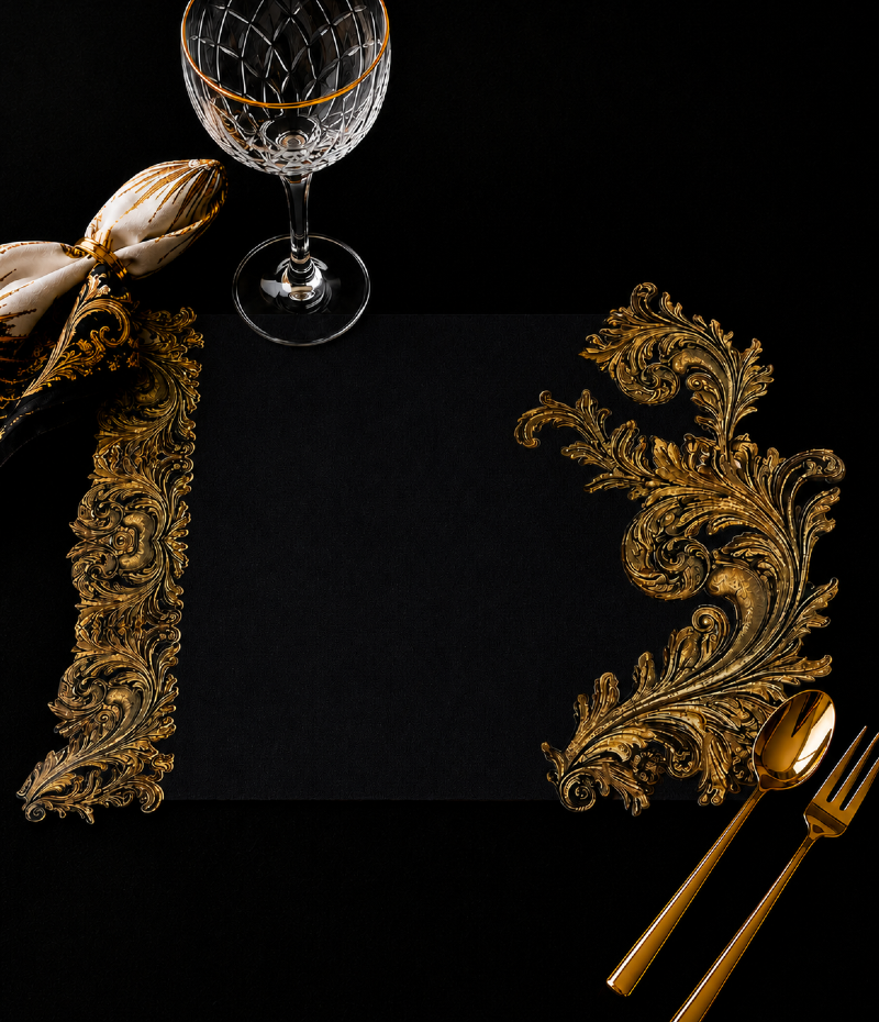 CONJUNTO EXCLUSIVO MOLDURA AURUM ORNAMENTAL