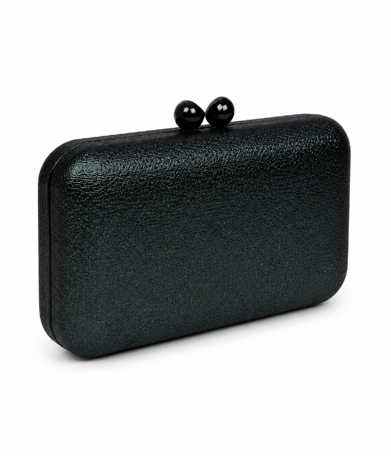 BOLSA CLUTCH VERDE METALIZADA